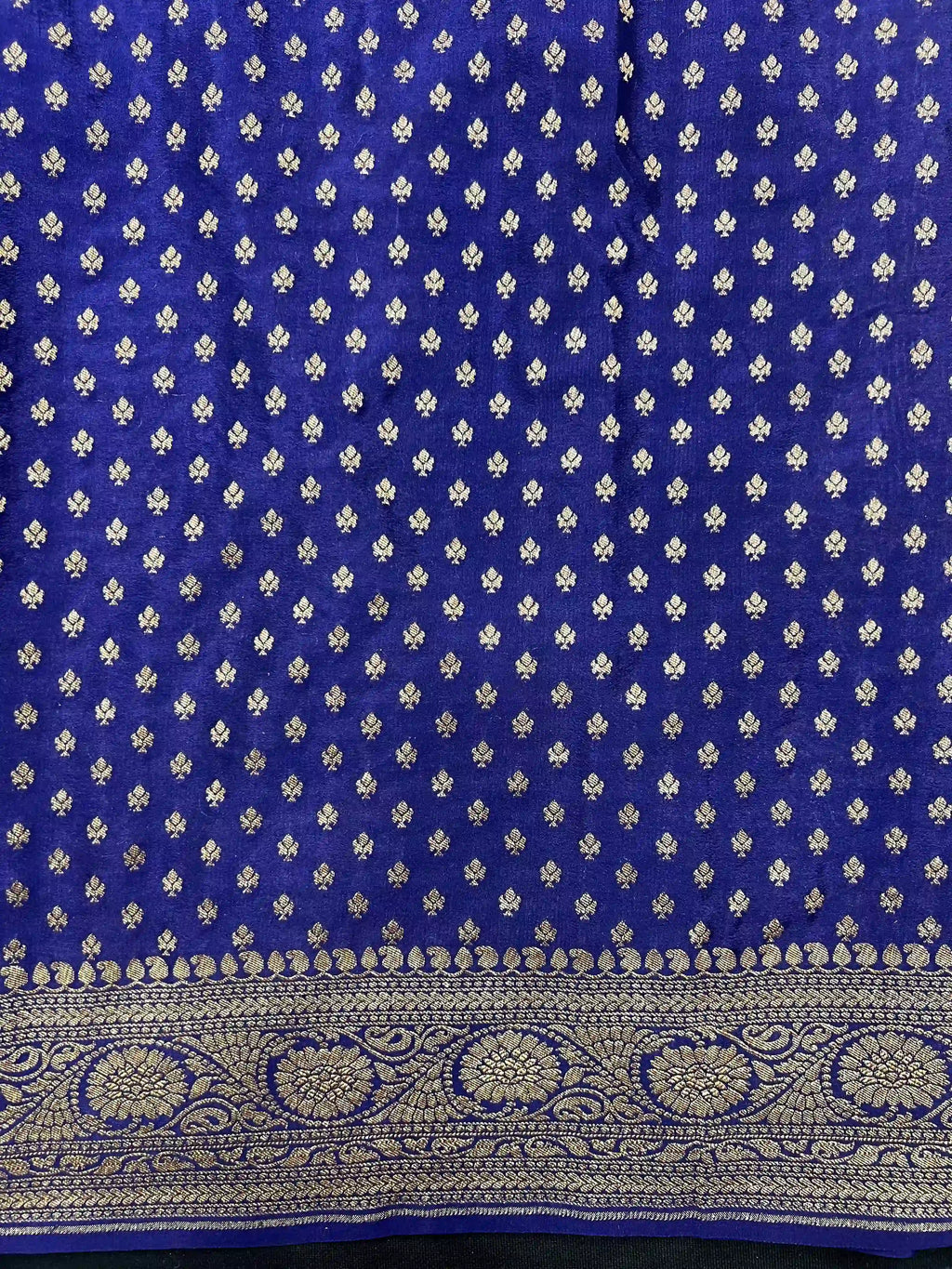 Pure Banarasi Crepe Saree