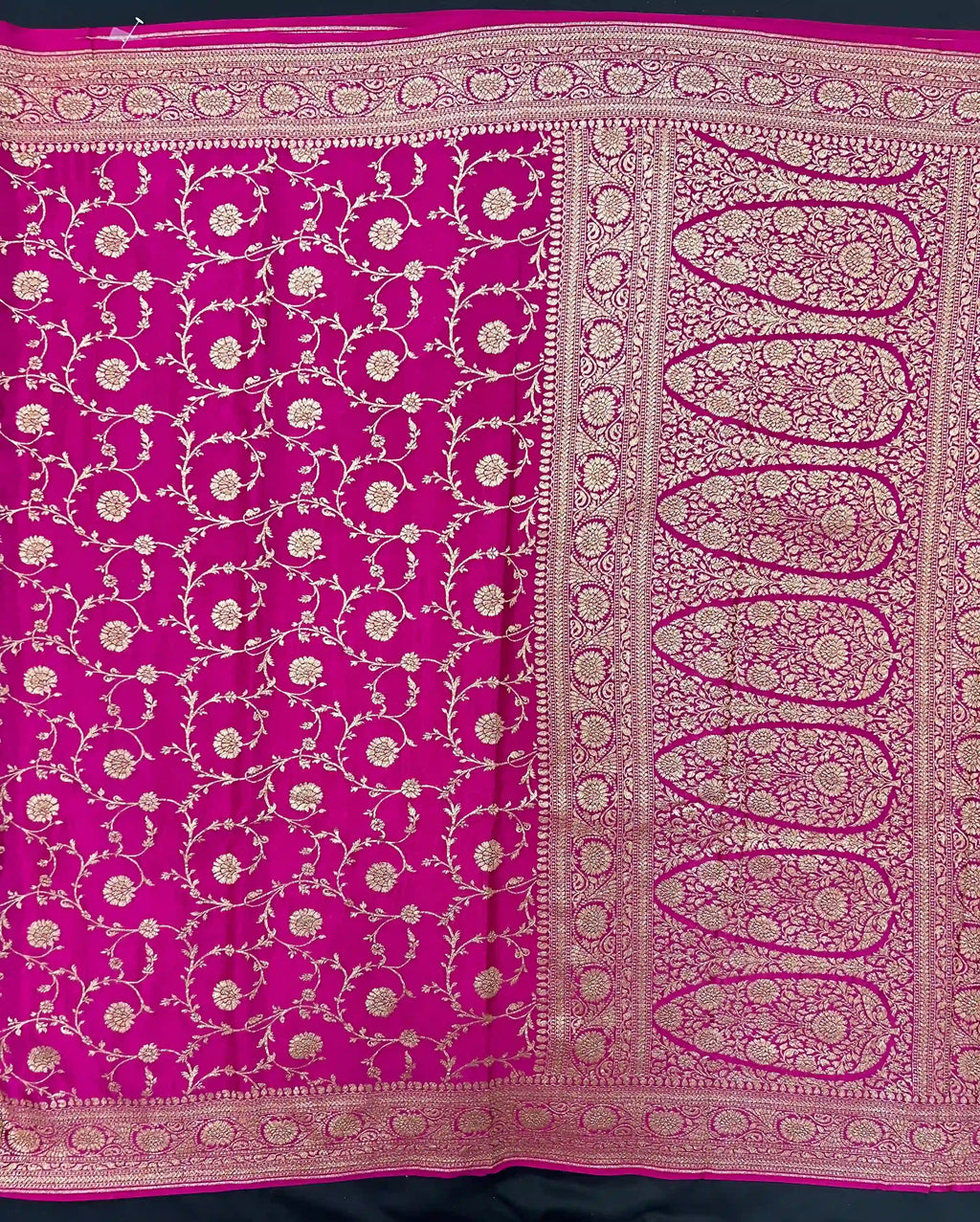 Pure Banarasi Crepe Saree