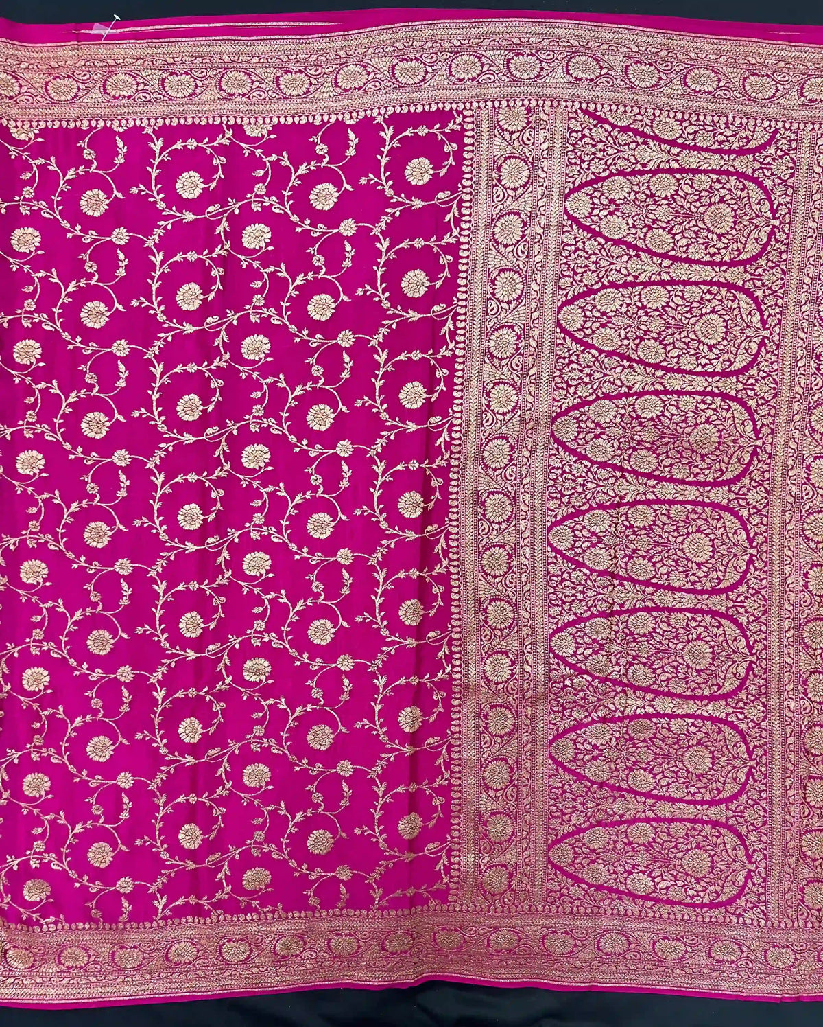 Pure Banarasi Crepe Saree