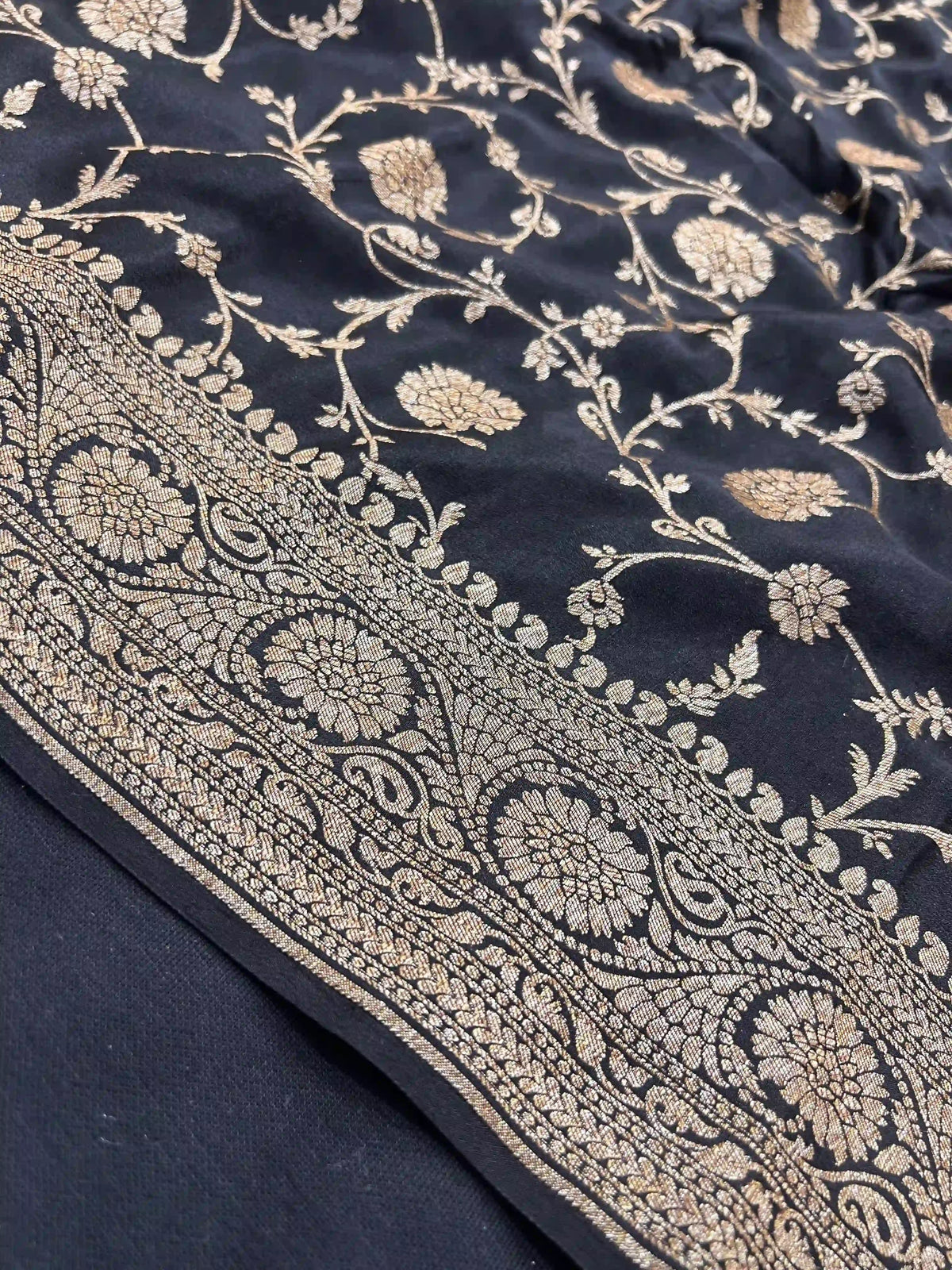 Pure Banarasi Crepe Saree