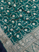 Pure Banarasi Crepe Saree