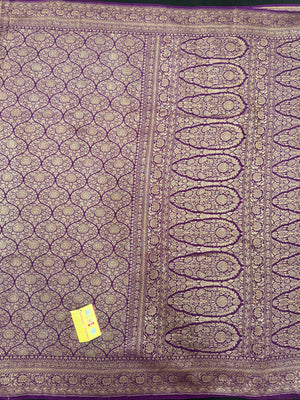 Pure Banarasi Crepe Saree 