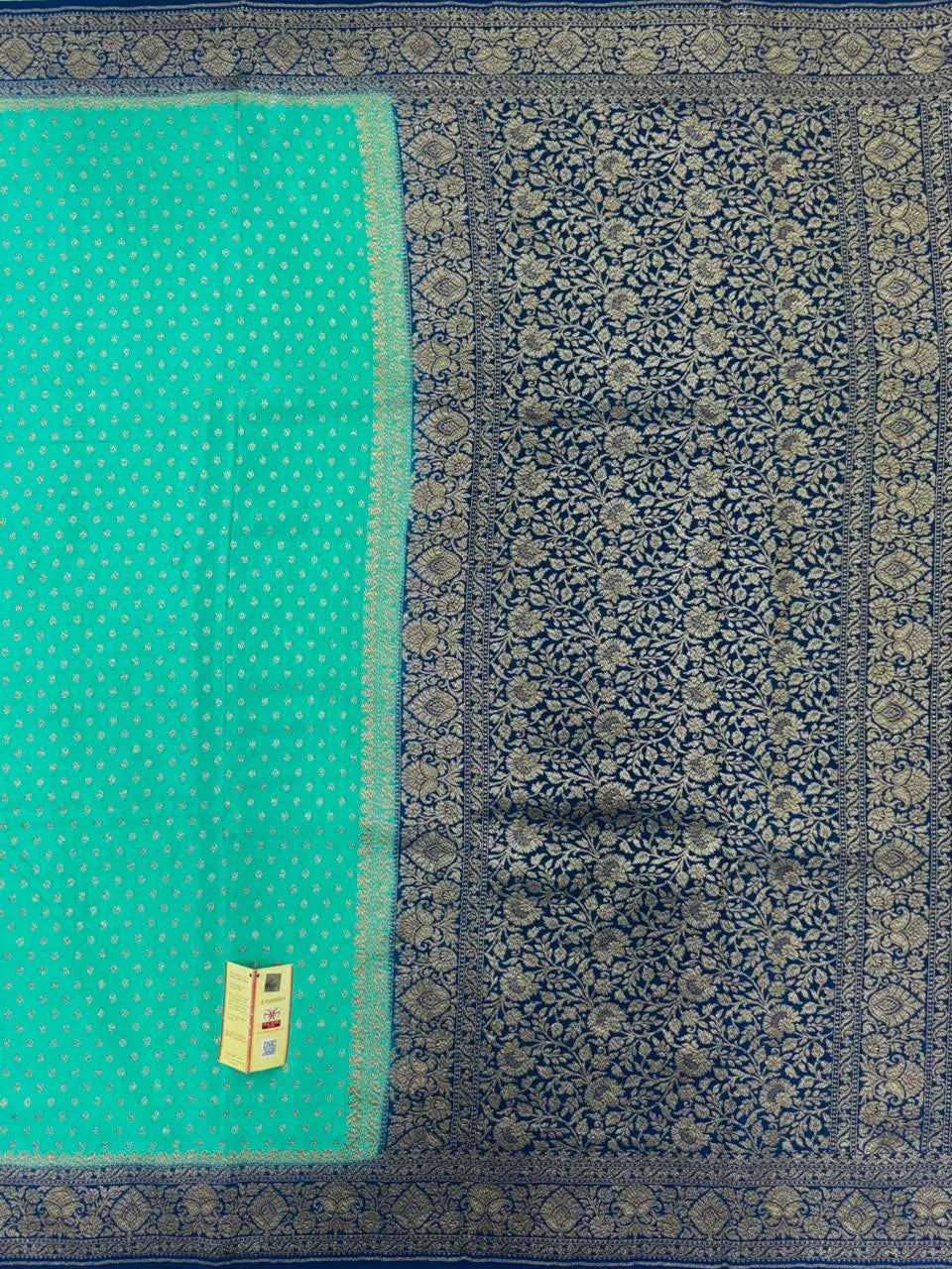 Pure Banarasi Crepe Saree 