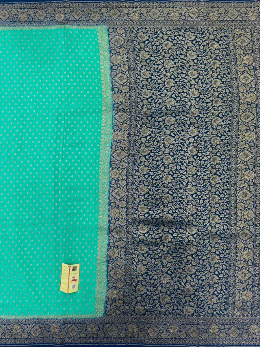 Pure Banarasi Crepe Saree 