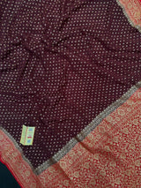 Pure Banarasi Crepe Saree 