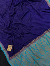 Elegant Pure Banarasi Crepe Silk Saree for Festive Grace