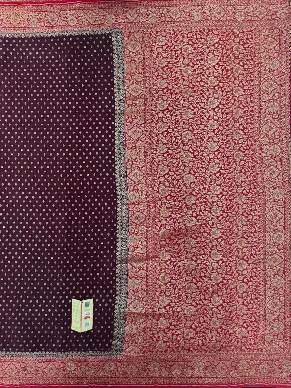 Pure Banarasi Crepe Saree 