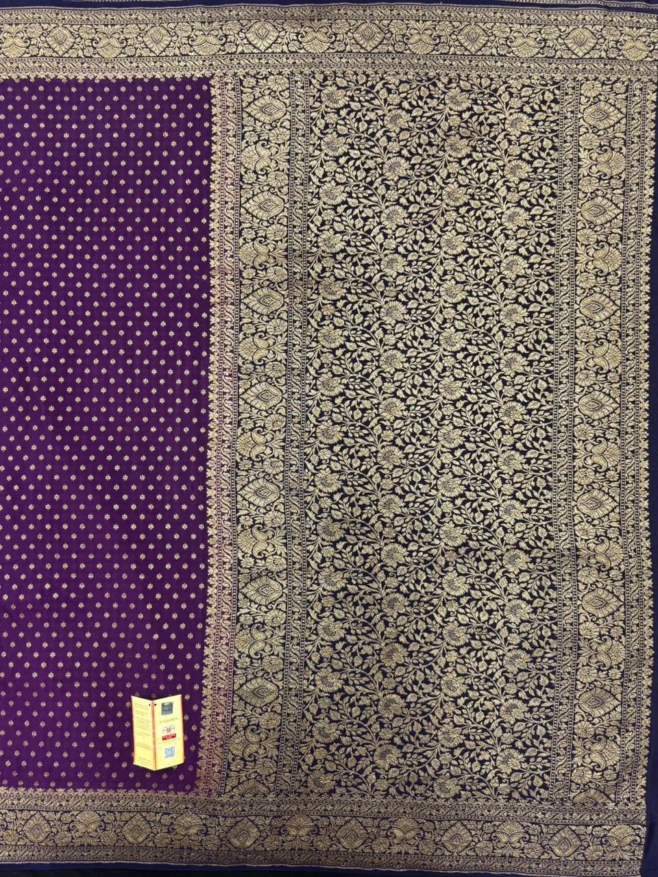 Pure Banarasi Crepe Saree 