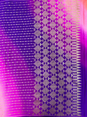 Pure Banarasi Crepe Saree