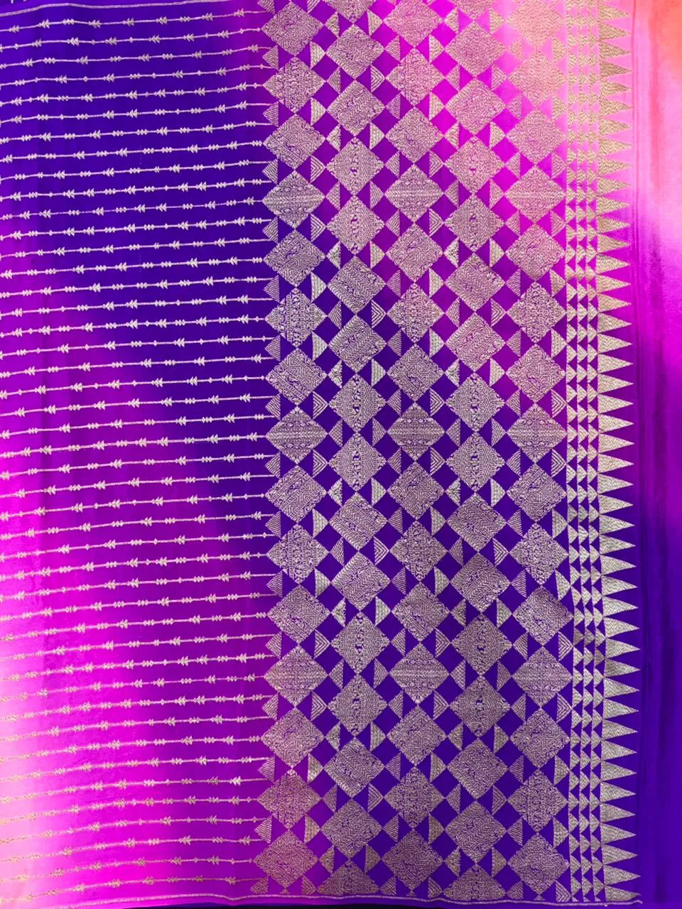 Pure Banarasi Crepe Saree