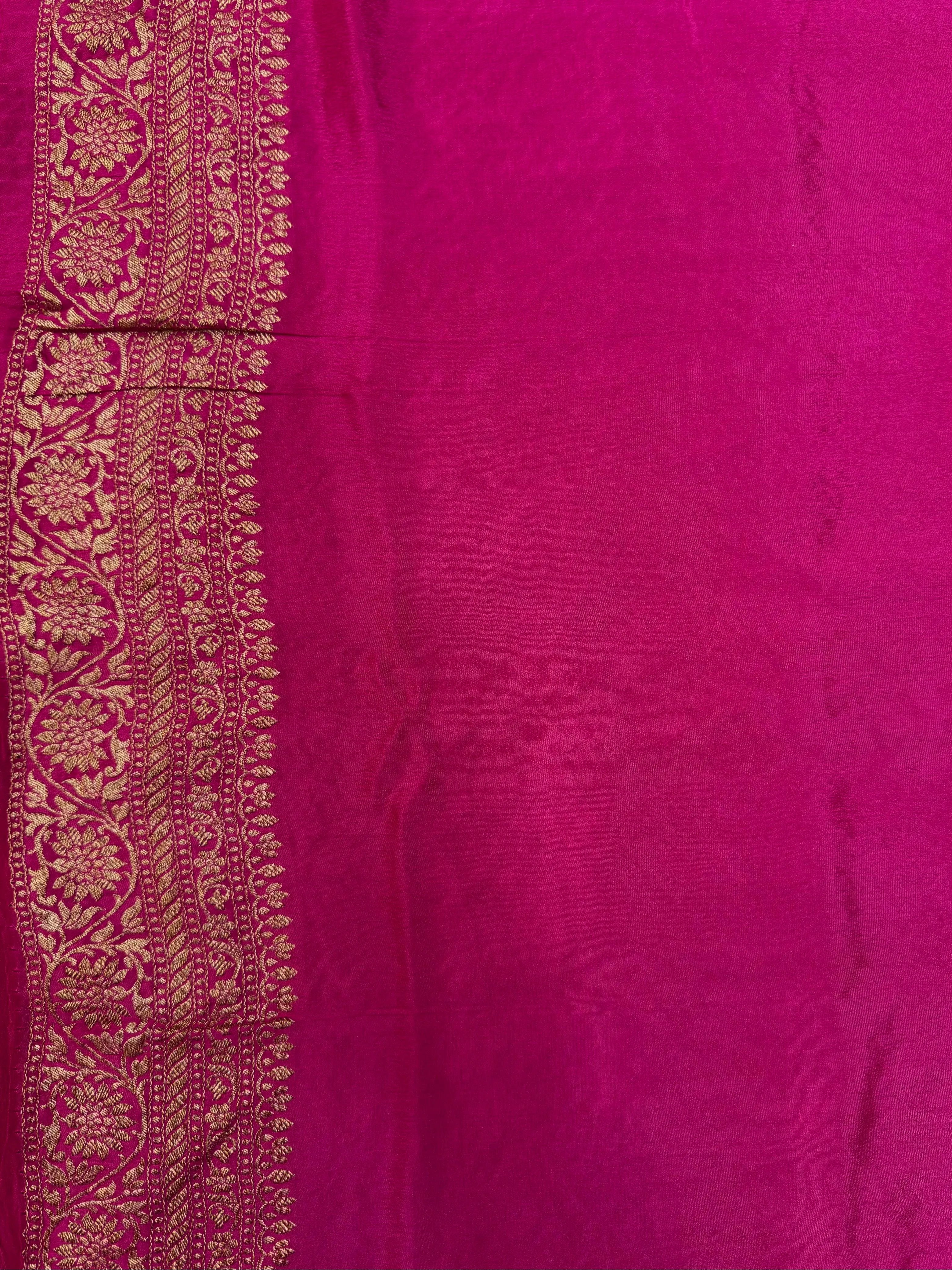 Pure Banarasi Crepe Silk Saree 