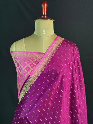 Pure Banarasi Crepe Saree