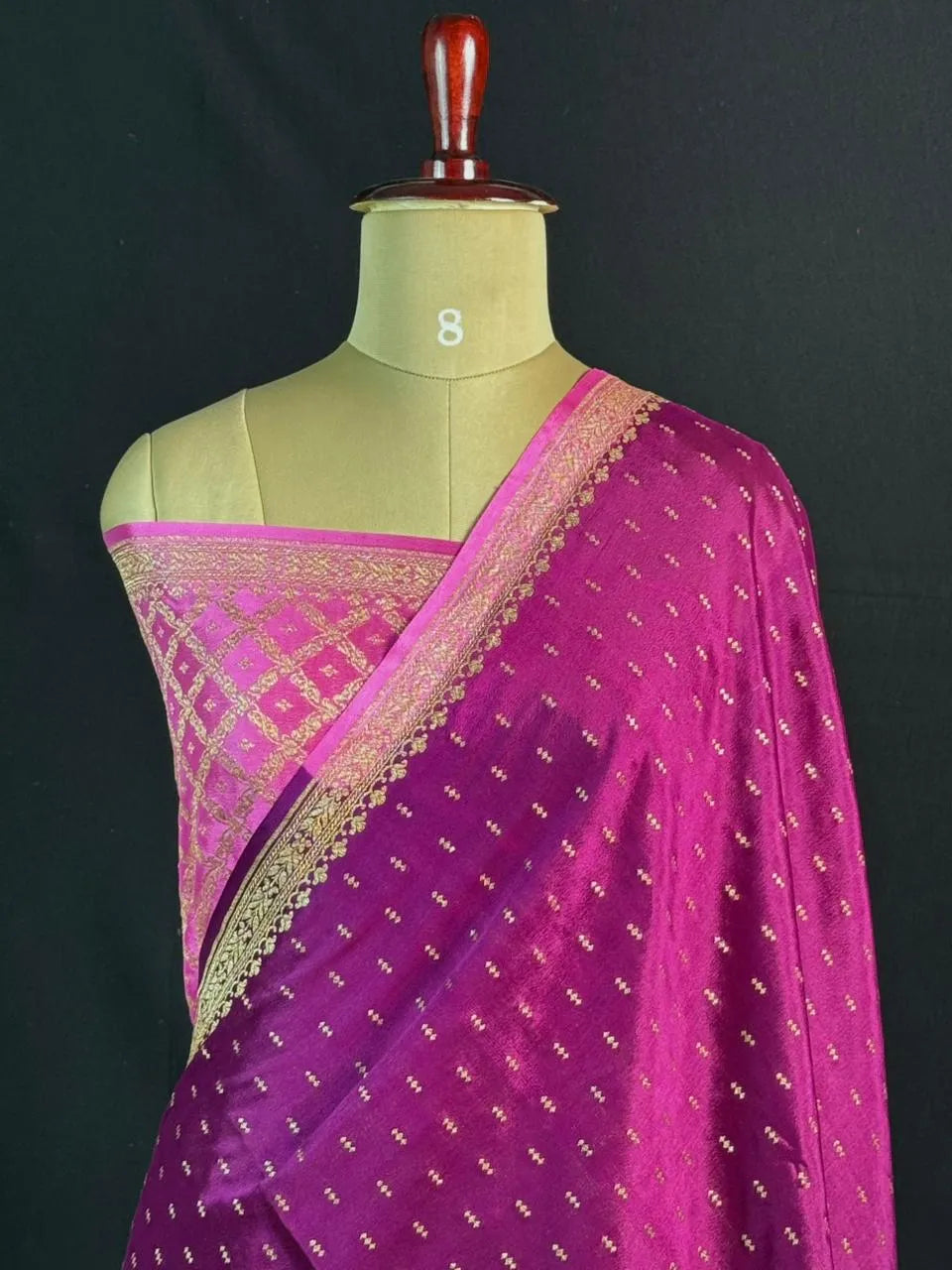 Pure Banarasi Crepe Saree