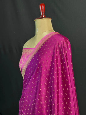 Pure Banarasi Crepe Saree