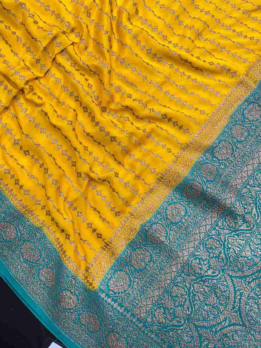 Pure Banarasi Crepe Silk Saree