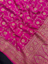 Pure Banarasi Crepe Silk Saree