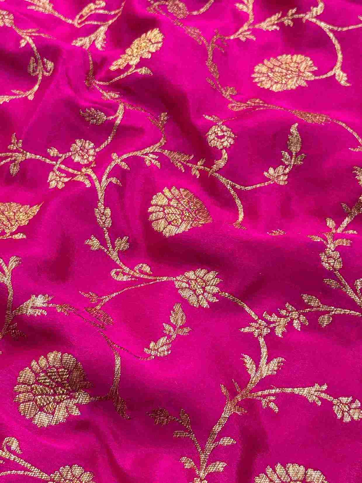 Pure Banarasi Crepe Silk Saree