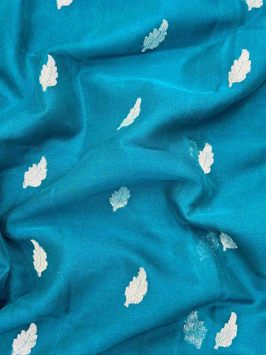 Banarasi Self-Color Pure Khaddi Chiffon