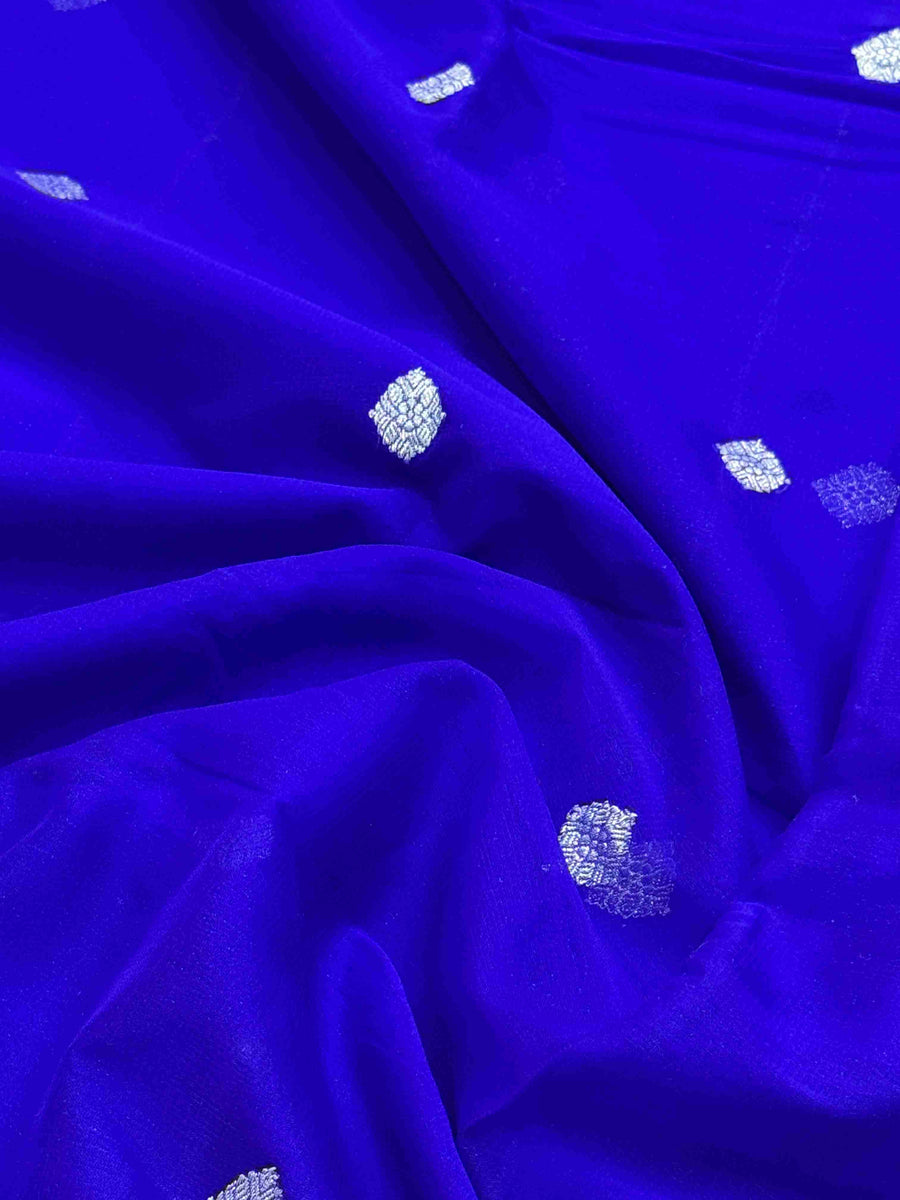 Banarasi Pure Khaddi Chiffon Saree