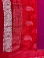 Banarasi Pure Khaddi Chiffon Saree-2