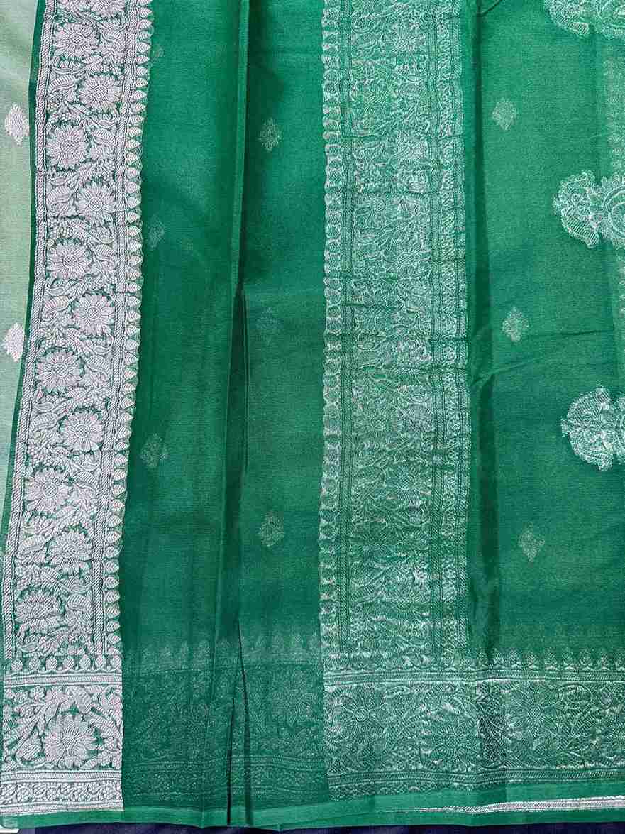 Banarasi Pure Khaddi Chiffon Saree