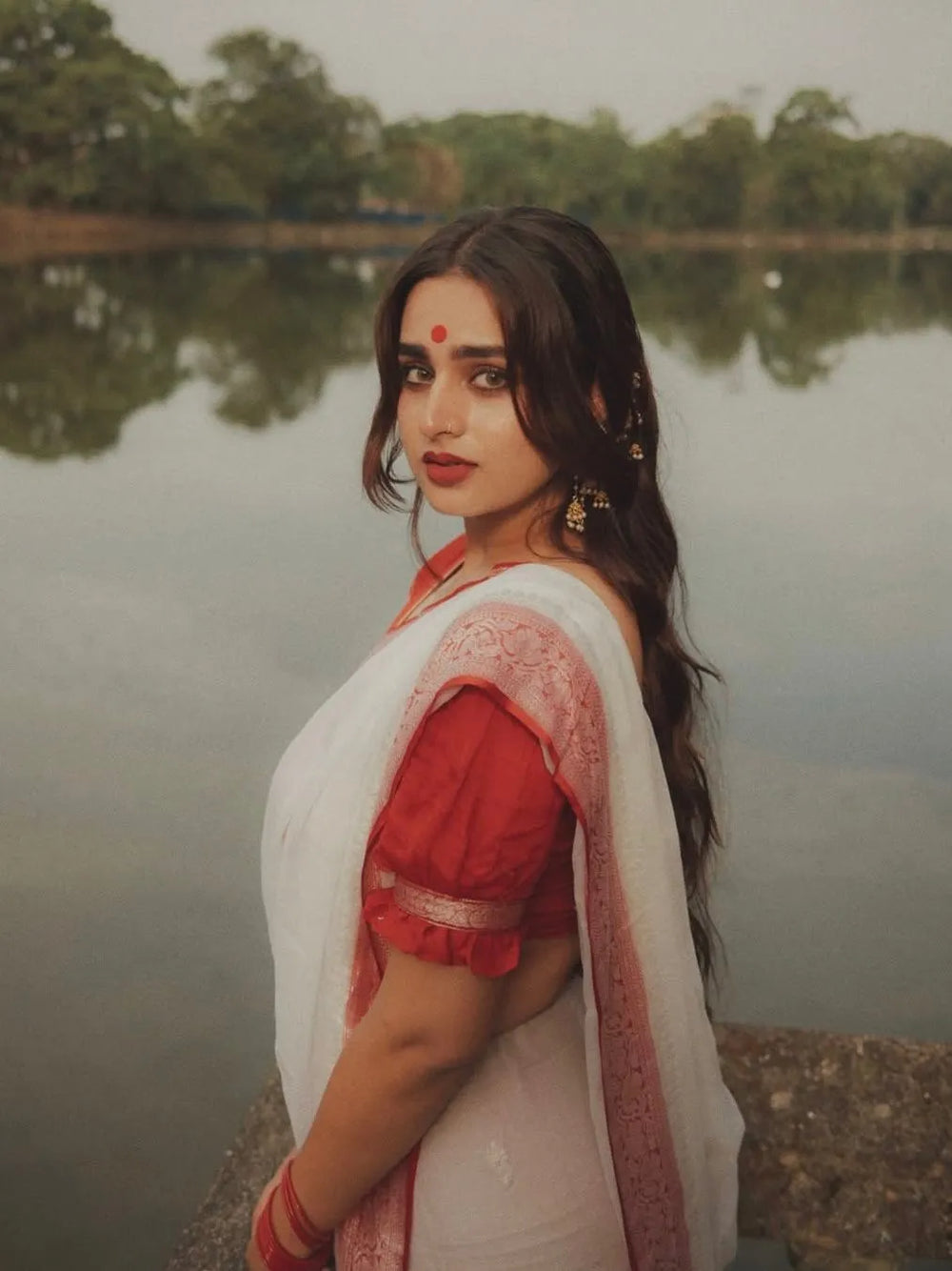 Banarasi Pure Khaddi Chiffon Saree 