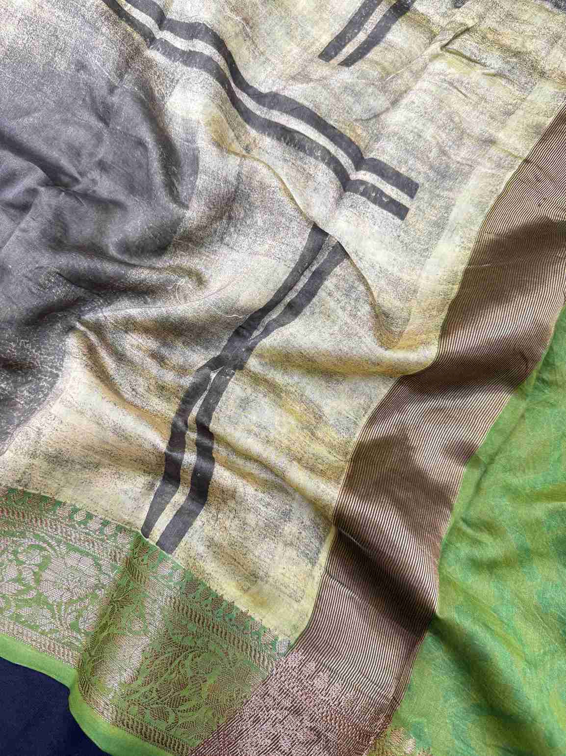 Pure Chinya Silk Saree