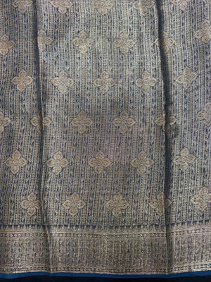 The Royal Drape: Pure Chinya Silk Saree