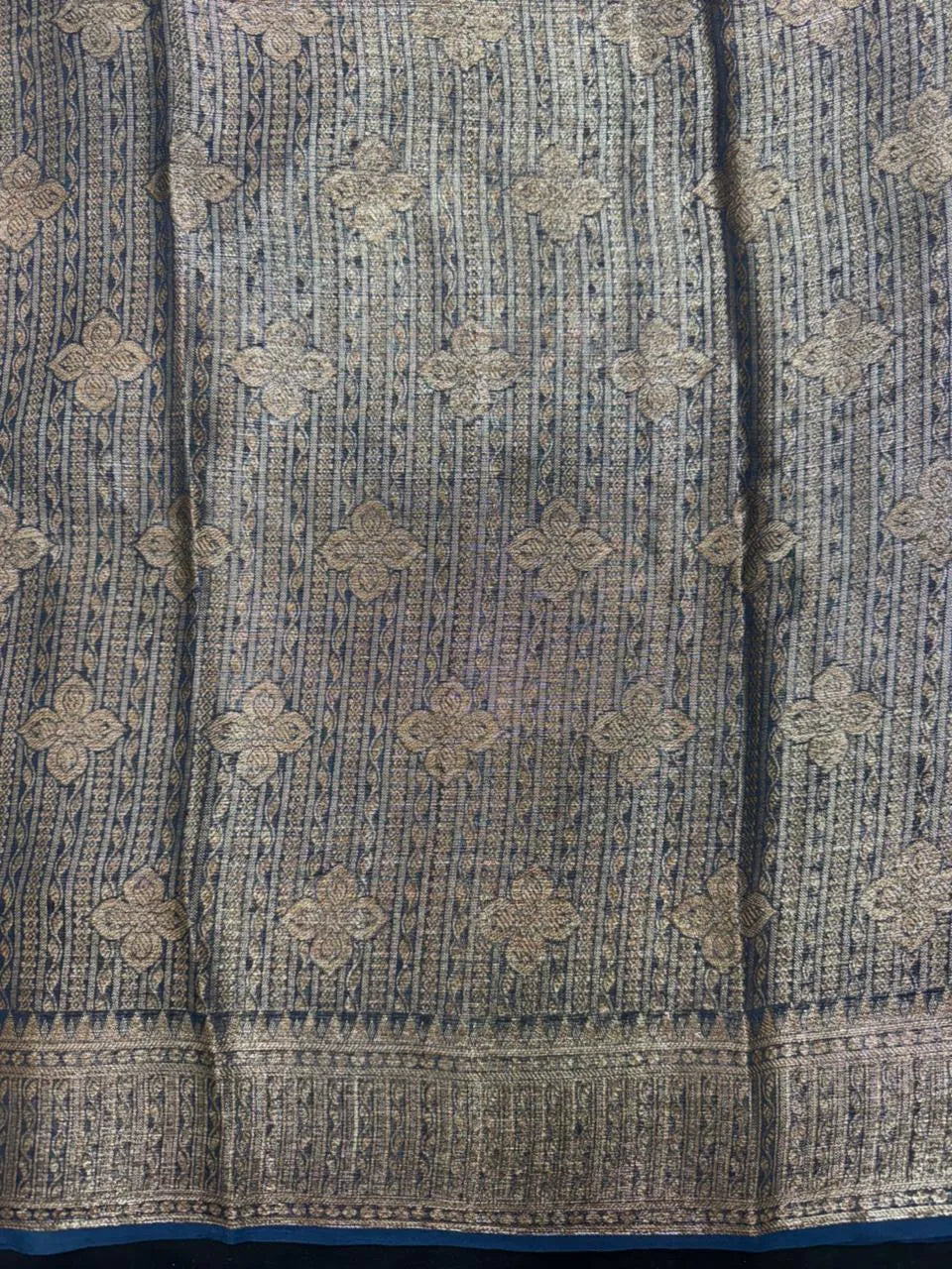 The Royal Drape: Pure Chinya Silk Saree