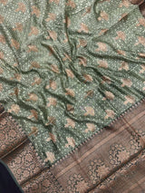 “Pure Chinya Silk Saree with Elegant Designer Border – Traditional & Luxurious” (Pure Chinya Silk H)