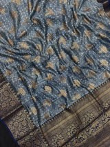 “Pure Chinya Silk Saree with Elegant Designer Border – Traditional & Luxurious” (Pure Chinya Silk H)