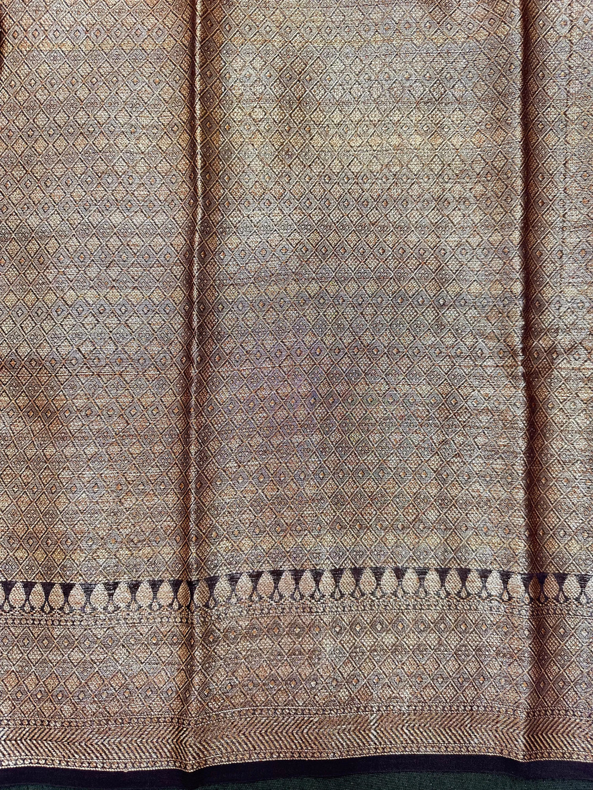 Pure Chinya silk saree with natural sheen and traditional handwoven design – ideal for festive and wedding wear