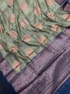 Pure Chinya Silk Saree – Lustrous Luxury Woven for Timeless Occasions