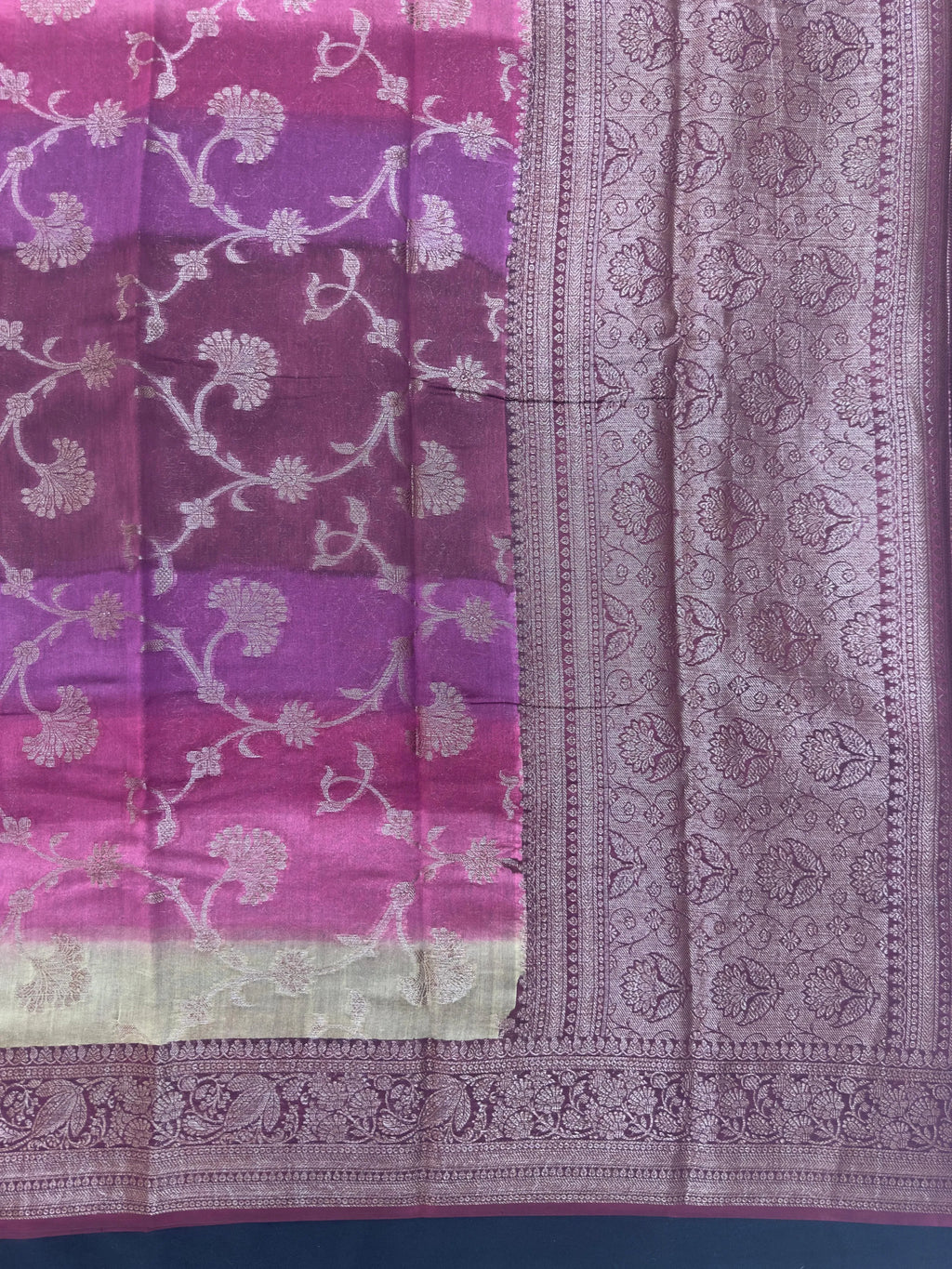 Sleek Pure Chinya Silk Saree – A Classic Choice for Festive & Wedding Occasions