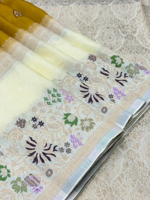 Pure Gulabi Viscose Saree