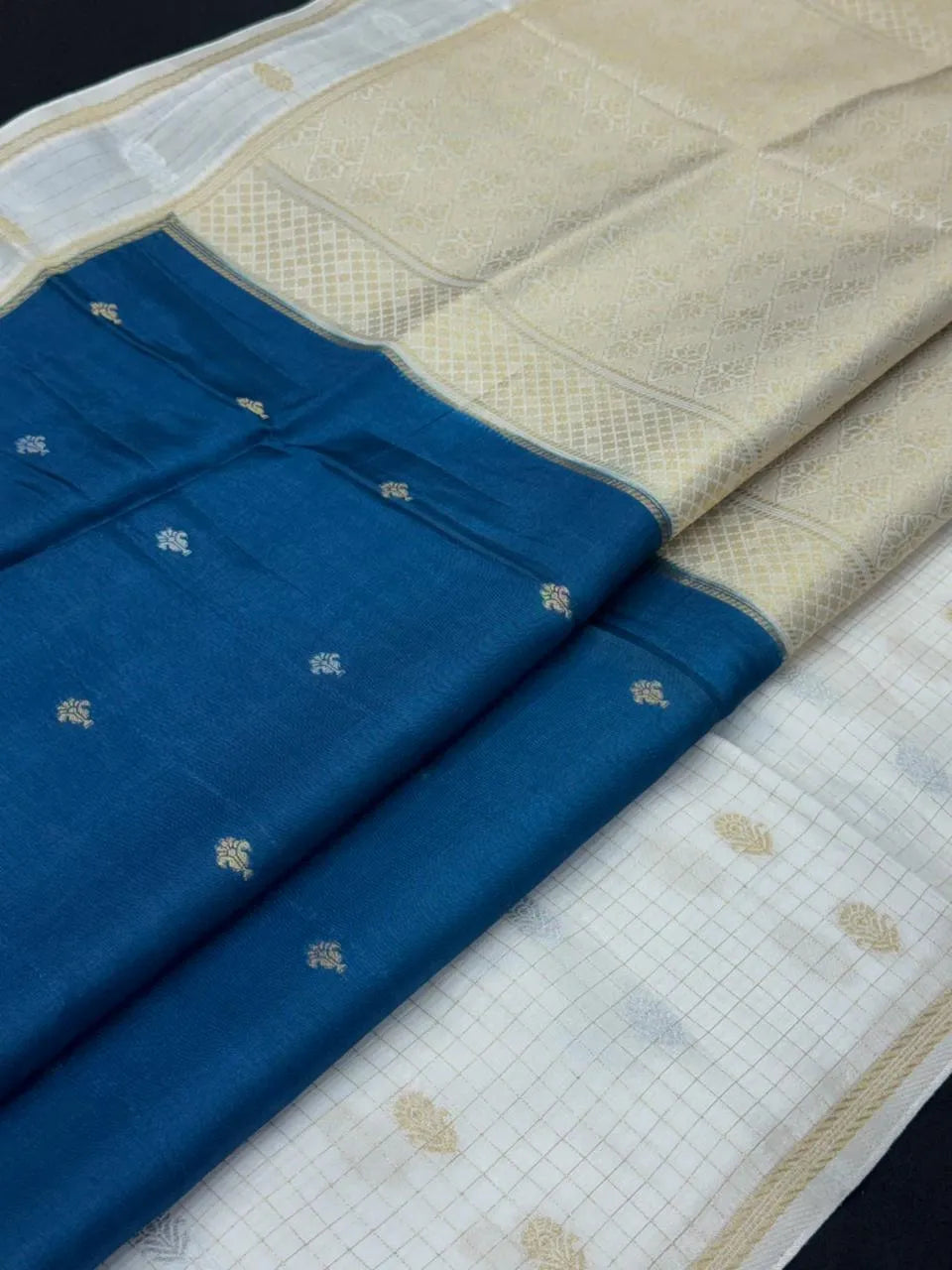 Pure Gulabi Viscose Saree