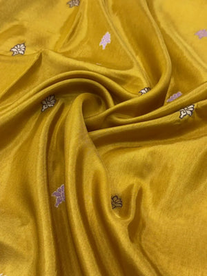 Pure Gulabi Viscose Saree