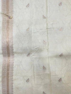 Pure Gulabi Viscose Saree