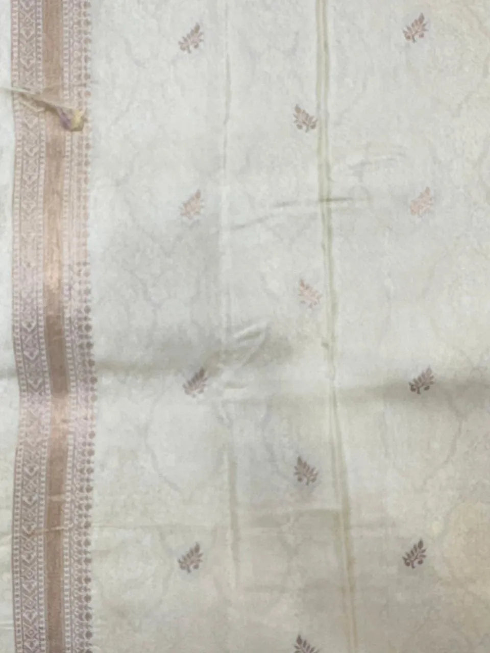 Pure Gulabi Viscose Saree