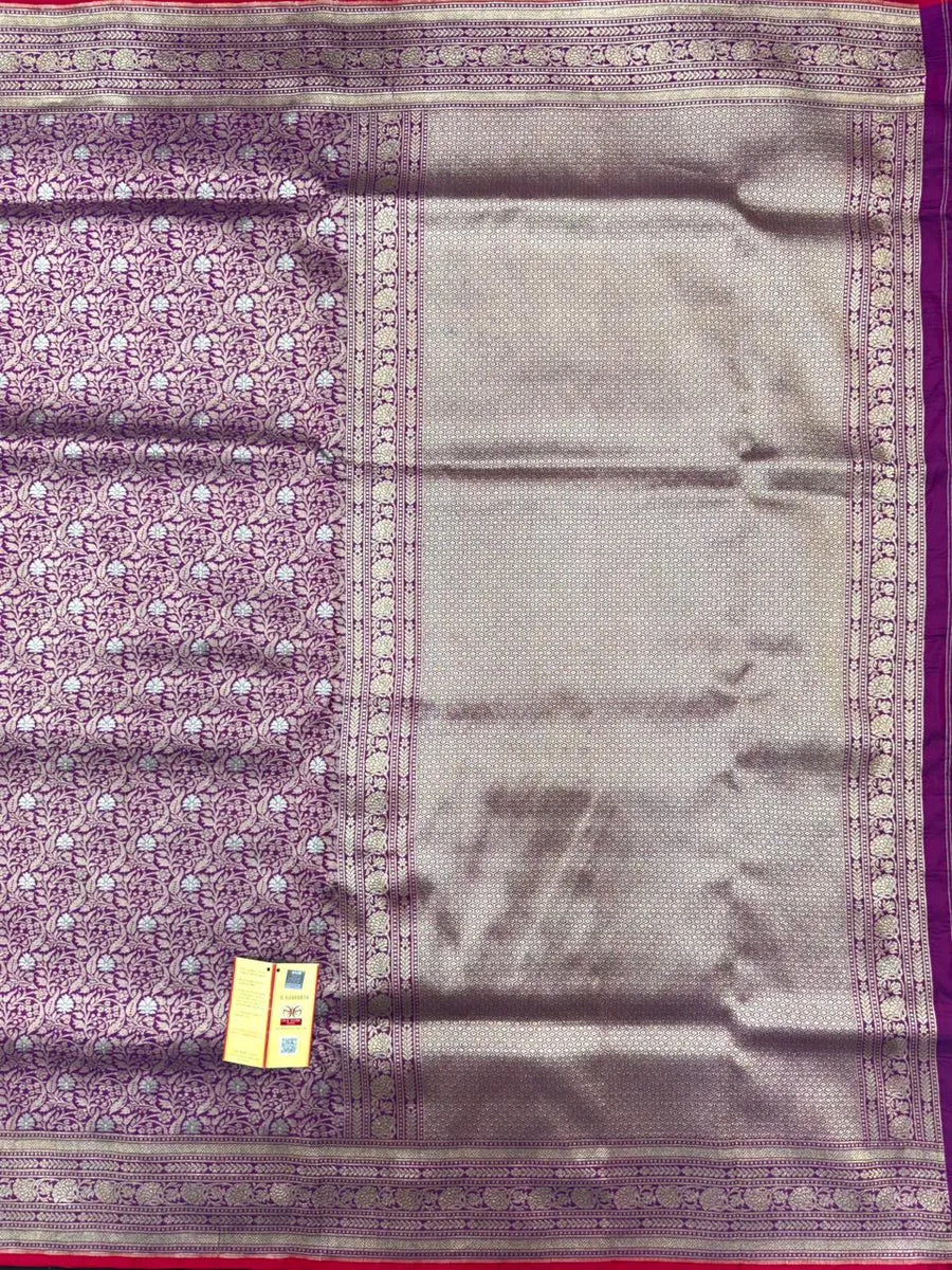 Pure Katan Silk Saree – Eternal Elegance for Every Occasion-Plain Pure Katan Silk 
