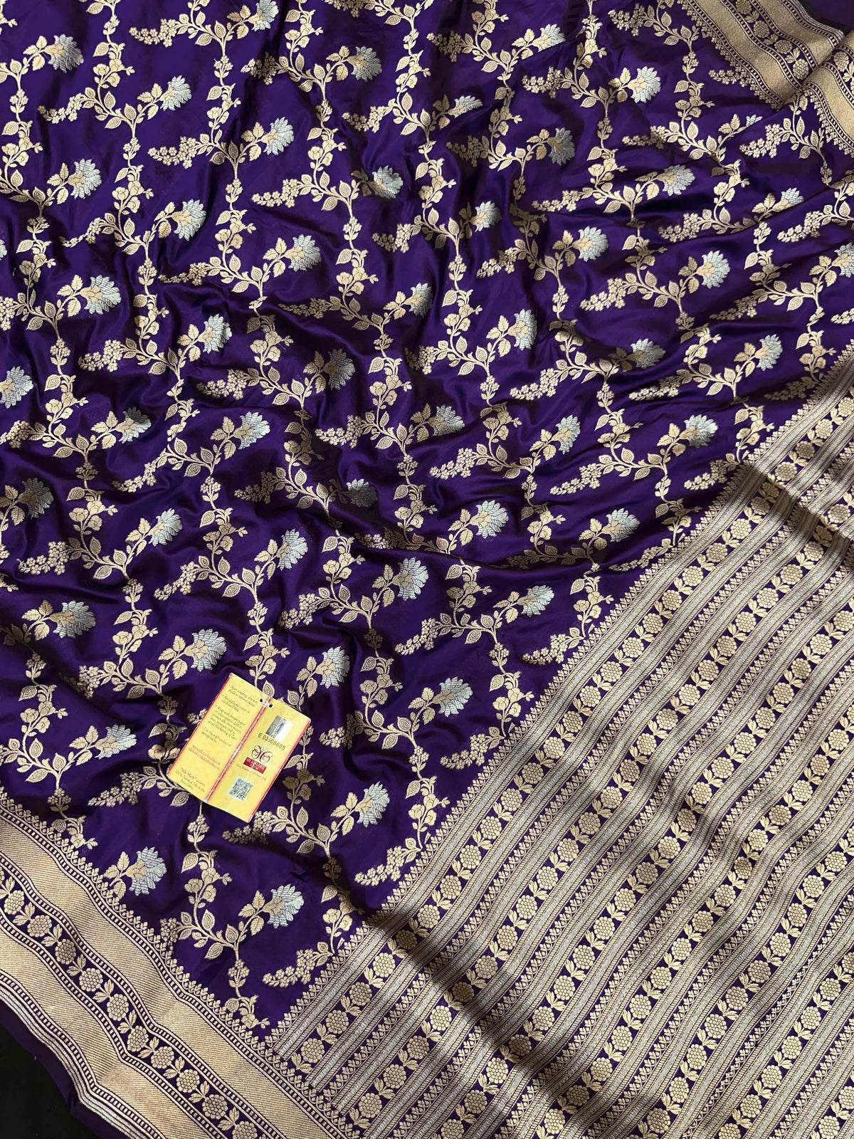 Pure Katan Silk Saree – Eternal Elegance for Every Occasion-Plain Pure Katan Silk
