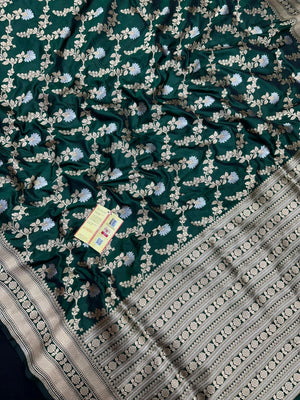 Pure Katan Silk Saree – Eternal Elegance for Every Occasion-Plain Pure Katan Silk