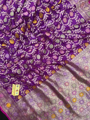 Pure Katan Silk Saree – Eternal Elegance for Every Occasion-Plain Pure Katan Silk 