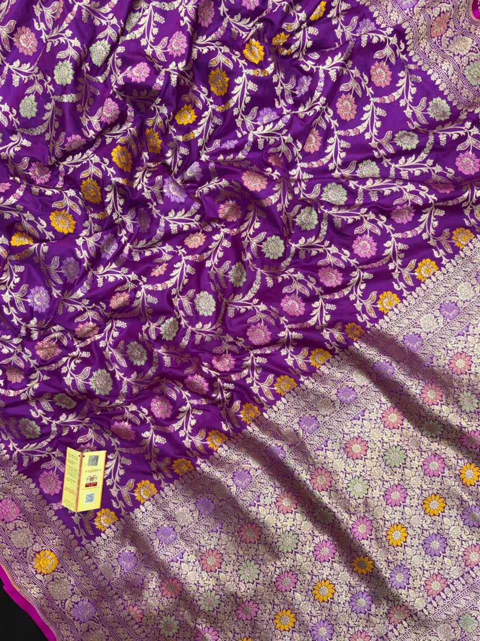 Pure Katan Silk Saree – Eternal Elegance for Every Occasion-Plain Pure Katan Silk 