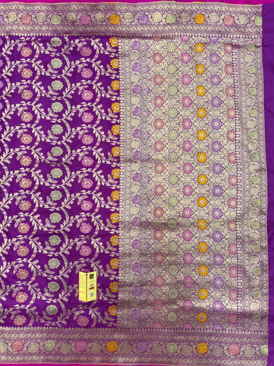 Pure Katan Silk Saree – Eternal Elegance for Every Occasion-Plain Pure Katan Silk 
