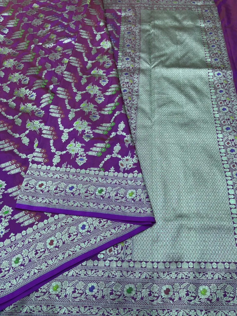 Pure Katan Silk Saree – Eternal Elegance for Every Occasion-Pure Kataan Patola 