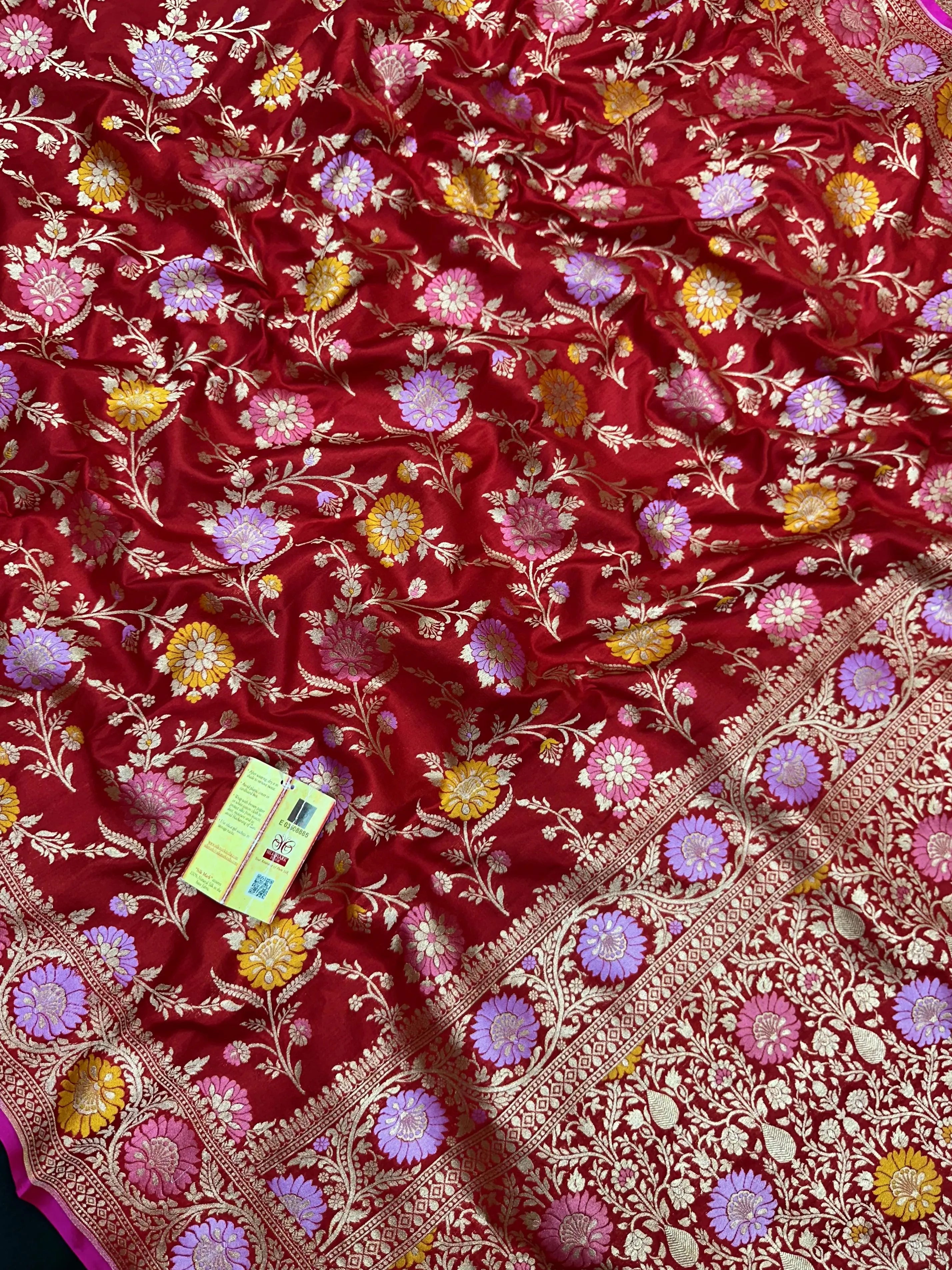 Pure Katan Silk Saree – Eternal Elegance for Every Occasion-Plain Pure Katan Silk 