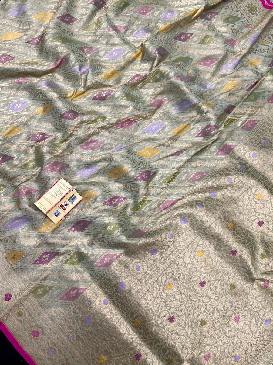 Pure Katan Silk Saree – Eternal Elegance for Every Occasion-Plain Pure Katan Silk (Copy)