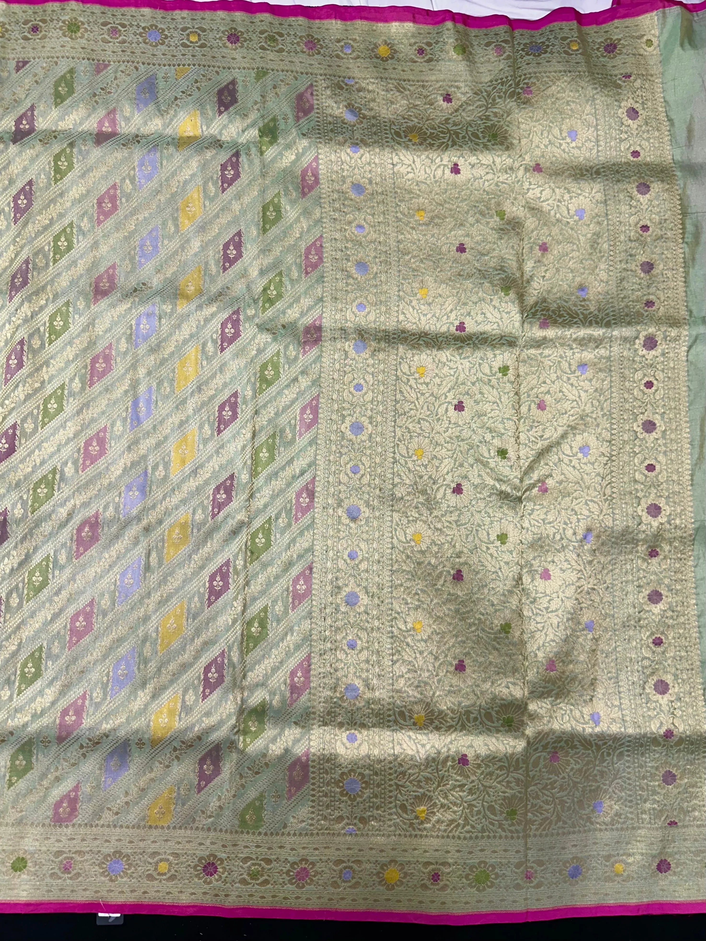 Pure Katan Silk Saree – Eternal Elegance for Every Occasion-Plain Pure Katan Silk (Copy)