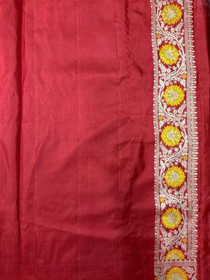 Pure Katan Silk Saree – Eternal Elegance for Every Occasion-Plain Pure Katan Silk 